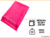 2 TOALLONES MICROFIBRA 110X175 Y 80X130 CM ROSA en internet