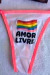Calcinha Folia AMOR LIVRE - Gallery Shop