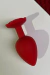 Plug Anal Rosa em Silicone - Gallery Shop