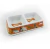 Comedouro e Bebedouro Melamina Duplo Quadrado The Pets Brasil na internet