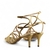 SANDALIA MISS UNIQUE DOURADO - Outlet 35
