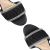 SANDÁLIA MARIOTTA SALTO BLOCO PRETA STRASS - comprar online