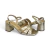 SANDALIA SANTA FLOR DOURADA - comprar online