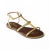 SANDÁLIA RASTEIRA LARA FIORE DOURADO