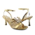 SANDÁLIA CECCONELLO DOURADA SALTO TAÇA - comprar online