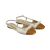 SAPATILHA SLINGBACK SANTA FLOR CREME