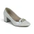 SAPATO VILLAROSA BRANCO ACETINADO