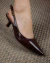 SCARPIN SLINGBACK FERRUCCI MARROM - comprar online