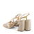 SANDALIA MISS UNIQUE BEGE CLARO - Outlet 35