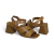 SANDALIA SANTA FLOR CARAMELO - comprar online