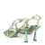 SANDALIA MISS UNIQUE VERDE METALICO - Outlet 35
