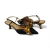 SCARPIN SLINGBACK FERRUCCI PRETO LAÇO - comprar online