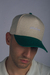 Creme/Oxford Green-Baseball Cap - Stitchers