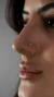 Piercing de Prata Nariz Pedrinha - BV Pratas