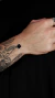 Pulseira de Prata Trevo Preto