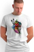 Camiseta Xamânica Índia Cabocla Flores Borboletas e Penas - Rainha da Floresta SM | Vista Sua Fé