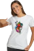 Camiseta Xamânica Índia Cabocla Flores Borboletas e Penas na internet