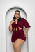 Macaquinho Suze Scuba (3039) - Crisalina | Moda Plus Size Feminina