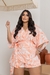 Macaquinho Elora Alfaiataria Estampado (0059) - Crisalina | Moda Plus Size Feminina