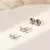 Brinco - zircônias brancas em círculo 5, 6 e 8mm no banho de ouro 18k - comprar online