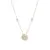 Colar - zircônia branca no banho de ouro 18k - 50cm - Pizzicato Jewelry