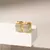 Brinco - argola microcravejada em zircônias no banho de ouro 18k - comprar online