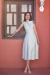 Vestido Camponesa - Listrado Verde Rústico - Linho 68% e Algodão 32% - Pizzicato Jewelry