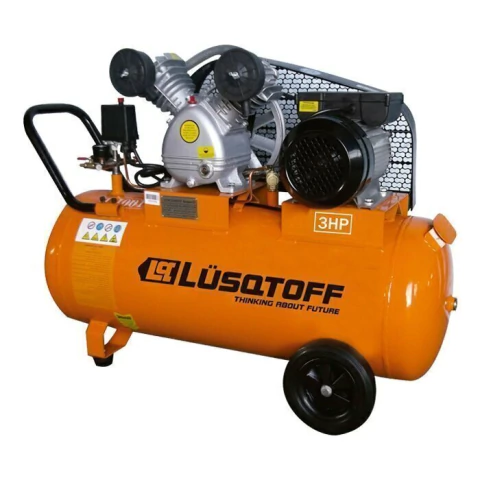COMPRESOR DE AIRE 3HP 100LTS MAN LC-30100