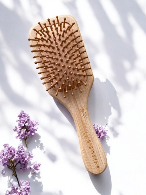 Cepillo de Bambú LAS SOFIAS Cuadrado - comprar online