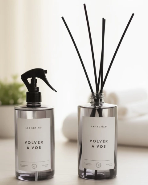 Kit Difusor de Varillas + Spray Aromatizador textil y de ambientes - Volver a Vos - (copia) - comprar online