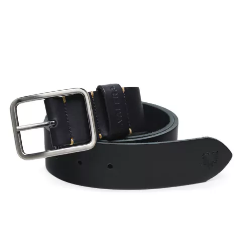 Cinto Cavalera Masculino Rústico Em Couro Soleta Preto 14020674P - comprar online