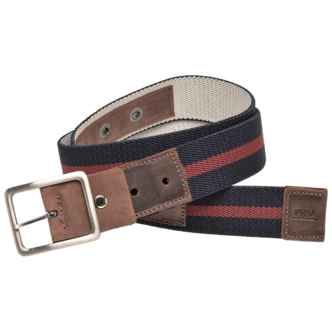 Cinto FKV Dupla Face em Elástico com Ponteiras em Couro E611_40AZ