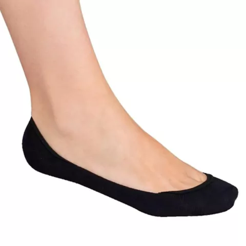 Kit com 2 Pares Meia Sapatilha Invisível Adulto Lupo 03287P na internet