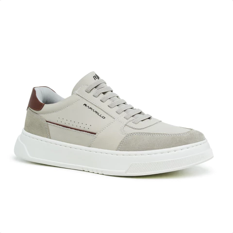 Sapatênis Rafarillo Off White Leve com Solado em Borracha 3703_03 - comprar online