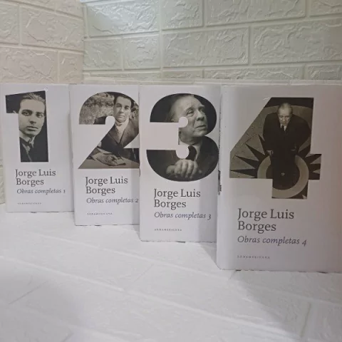 Obras Competas Jorge Luis Borges - 4 Tomos - Tapa Dura - Sudamericana