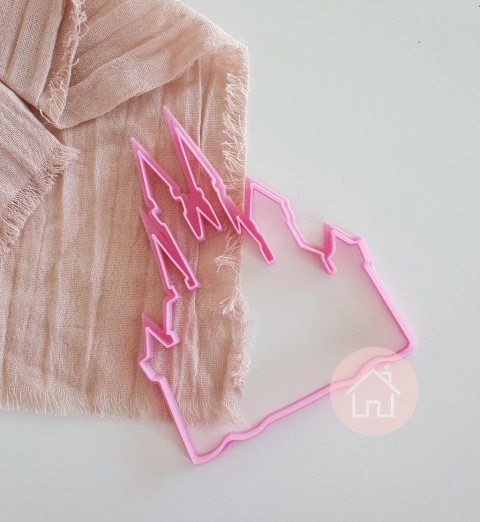 C1535 - Cortante silueta Castillo Disney