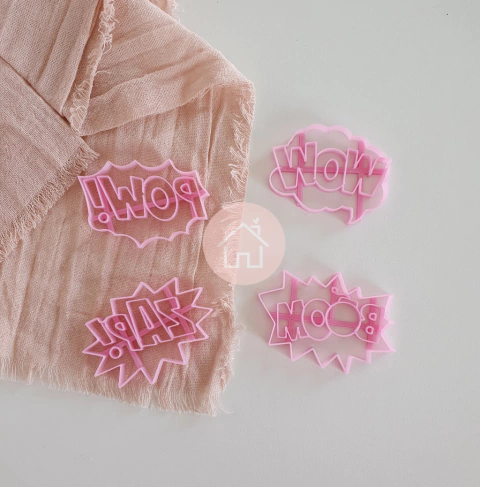 C1836 - Kit mini pastelería onomatopeyas