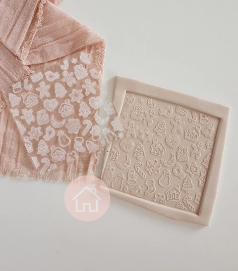 T 141 - Textura Navidad Jengibre