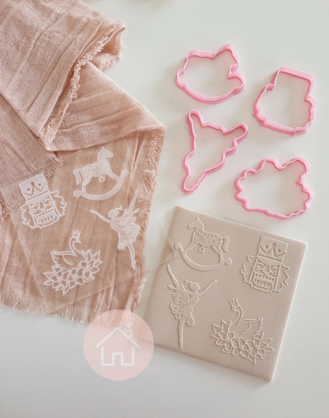 T 146 - Textura Navidad + cortantes