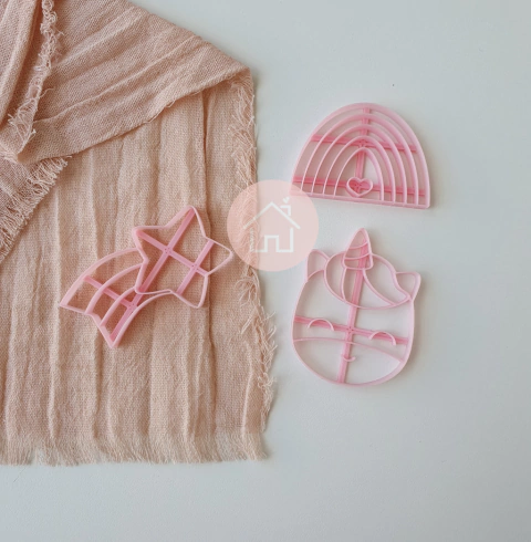 C63 - Kit mini pastelería Arcoiris - comprar online