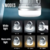 Lámpara Camping Farol Colgante Linterna Recargable Solar Usb - Cardone