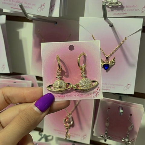 Aros Vivienne Golden - comprar online