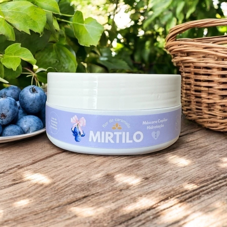 MÁSCARA CAPILAR: HIDRATAÇÃO MIRTILO