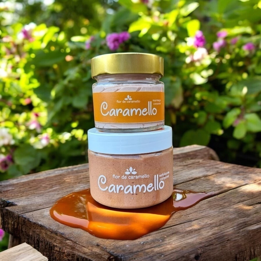 KIT MANTEIGA CARAMELLO E ESFOLIANTE CARAMELLO