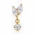 Duplo Navete com Pingente - Zuliv Luxury Piercing