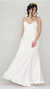 Vestido de novia Aurelia, base sirena liso - comprar online