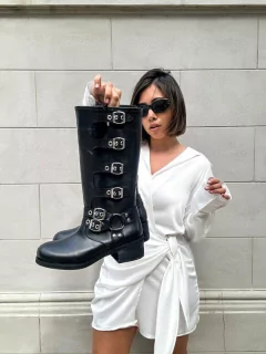 BIKER BOOTS (cuero) Sólo 35 - tienda online