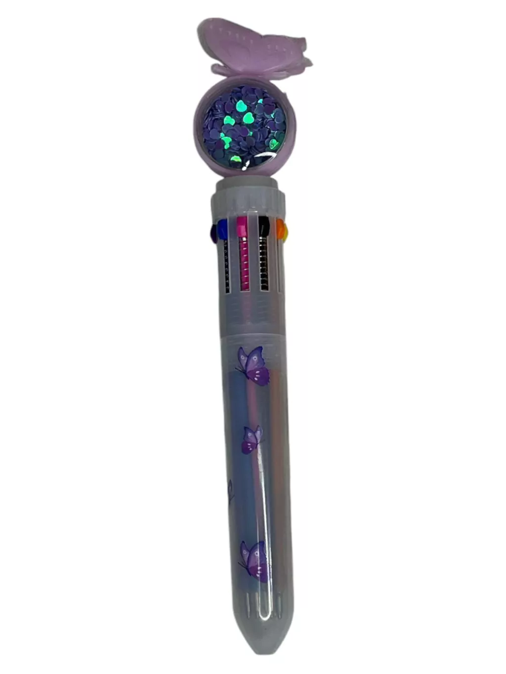 Caneta 10 Cores Borboleta