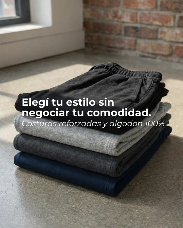 Outfit comodidad: Campera + Jogging de Algodón — imagen 8