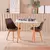 Mesa Eames cuadrada en internet